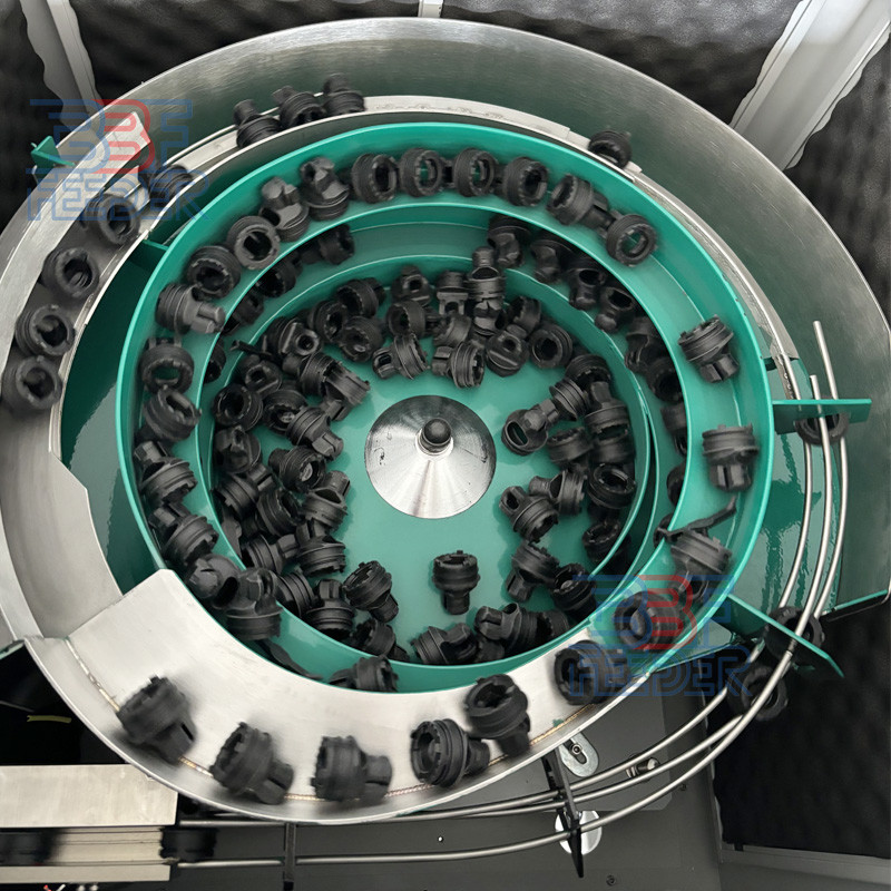 Auto Feeding Vibratory Bowl Feeder Large Plastic Parts Feeding