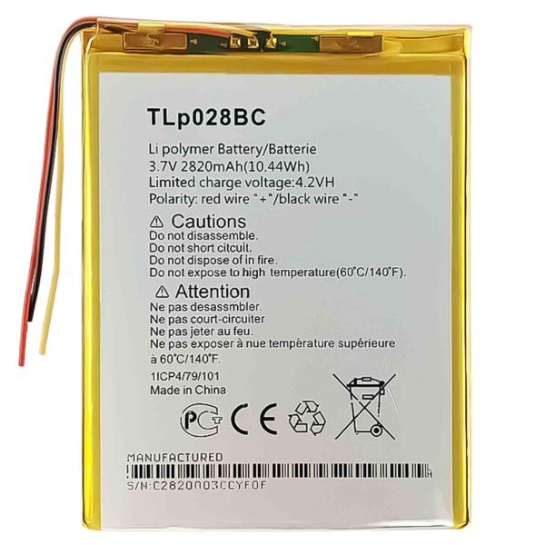 TLP028BC Battery for Alcatel Pixi3 7.0 028B2 9002 OT9002 OT8055 OT8057 2820mAh 3