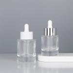 15ml 1oz 30ml 50ml Clear Frosted Glass Oil Bottle Green Transparent Dropper