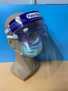 China Full Plastic Protective Face Shield Disposable Anti Fog For Adult / Children factory