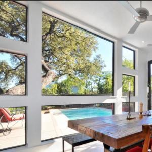 China Wind Resistant Thermal Break 2.0mm Aluminum Fixed Window factory