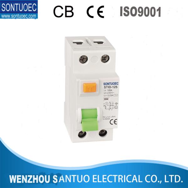 STID series 230V 2P 4Pole magnetic 63A RCCB Circuit Breaker With PA66 fire proof