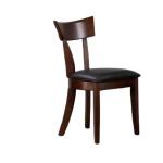 Customized Size Restaurant Chair Wood Frame Leather Soft Thick Cushion Seat