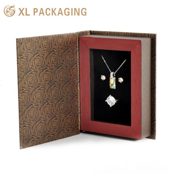 XL Packaging Custom Logo Cardboard Jewelry Packaging Box with Magnetic Closure and CMYK Printing