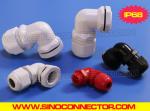 90° Elbow Hermetic Cable Glands, IP68 Waterproof Right Angled Electrical Cable