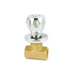 Normal Temperature 1/2-6 Inch Brass Stop Valve Wear Resistance