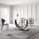 Modern Rectangular Dining Table Chair Sets Nordic Marble Top Dining Set
