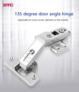 China 135 Degree Open Hydraulic Concealed Hinges Kitchen Cabinet Corner Door factory