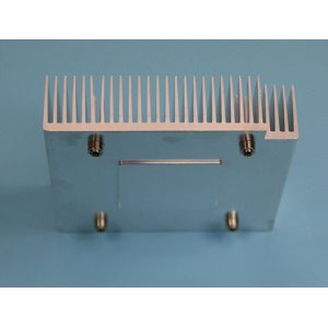CNC Machining Aluminum Heatsink Extrusion Profiles with Mill Finished / Anodized