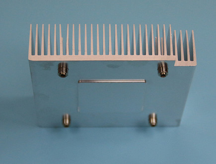 CNC Machining Aluminum Heatsink Extrusion Profiles with Mill Finished / Anodized