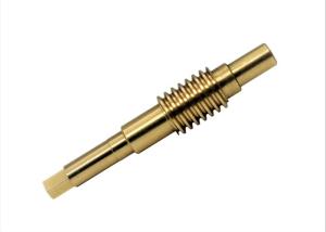 China 1 Lead 0.6 Module Worm Drive Shaft Precision Worm Wheel And Worm Shaft ISO 7 factory