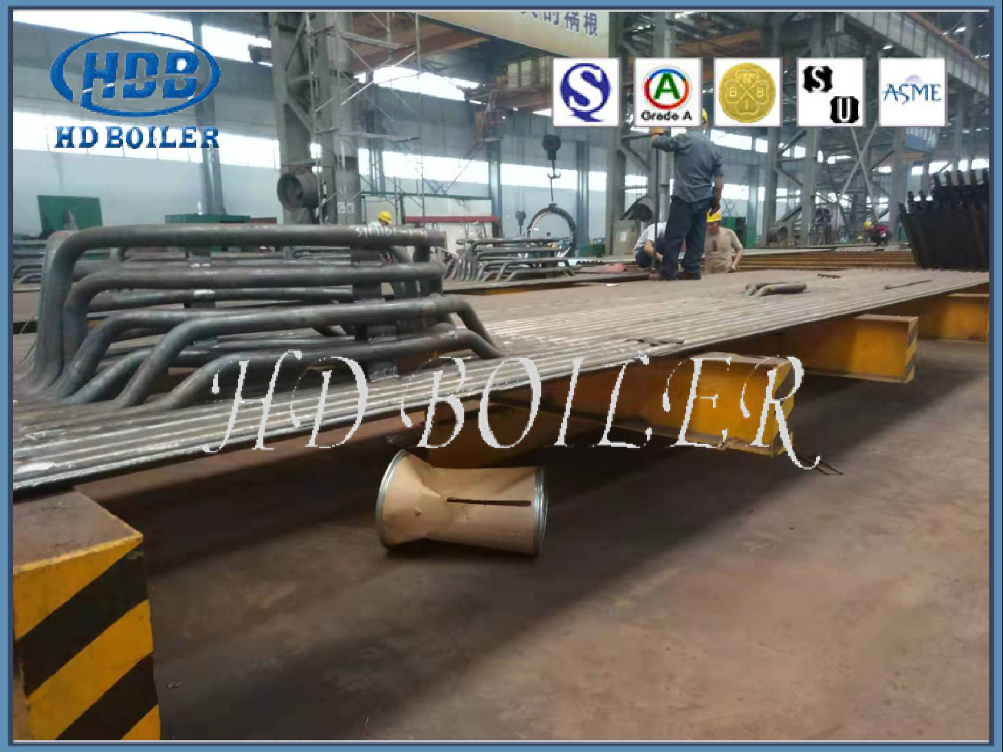 76mm Heat Exchanger Pin Type Boiler Membrane Wall With Pin