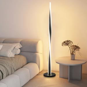 China Contemporary Retro Modern Minimalist Acrylic LED Light Stand Standing Sofa Side Home Bedside Decor Morden Floor Lamp factory