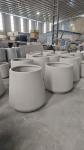 Enhance Your Garden With Elegant Fiber Clay Planters Round Shape