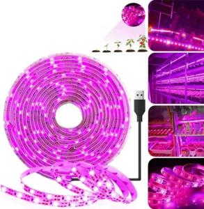China LED Grow Light Strips,Waterproof Full Spectrum Plant Grow Light, USB 16ft 300LEDs factory