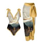 Durable Swimming Suits Bikini Special Fabric Underwire Bathing Suits Split Tight