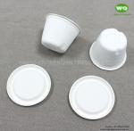 2oz Sugarcane Cups With Lid-100% Biodegradable And Compostable - Bagasse/Wheat