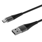 Nylon 3A 3Foot Black 2.0 USB Type C Charging Cable Black Color For LG G5