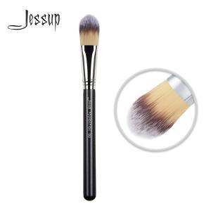 China Grab Powder Flawless Foundation Brush Synthetic Hair Copper Ferrule factory