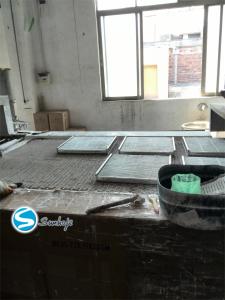 China Four Sections Aluminum Brazing Furnace 650-700 Degree Spray Drying Mesh Belt 200mm/min factory