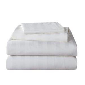 China Sustainable Grade A Cotton Bedding Set Linen Flat Bed Sheet Sets factory