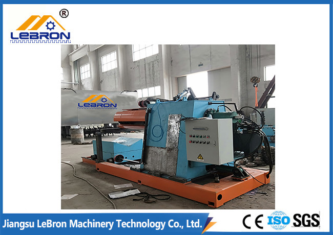 Total Power 9.5kw Corrugated Roof Sheet Roll Forming Machine PLC Control PG And PI Material