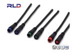 2 Pin Black Waterproof 60VAC Ebike Battery Connector