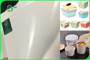 China Food Grade PE Coated Folding Board In Roll For Making Paper Cup factory