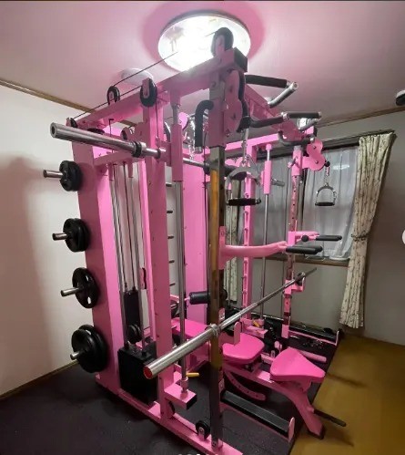 China Professional Squats Rack With Smith Machine Multi Functional Gym Equipment factory