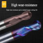 CNC Tungsten Carbide End Mill 2mm 12mm 6mm 200 mm 6 Ballnose Ball Nose Milling