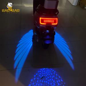 China Cool Angel Wing Blue White Red Color Motorcycle Projector Lights factory