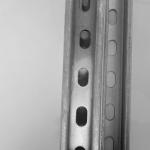 Slotted Power Metal Strut Channel CE Galvanized C Section Steel Slotted strut