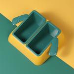 Pet Plastic Cat Bowls Multi-Functional Slanted Dog Food Feeder Bowl