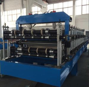 China Double Layer Sheet Metal Forming Equipment , Metal Roofing Roll Forming Machine Manual Decoiler factory