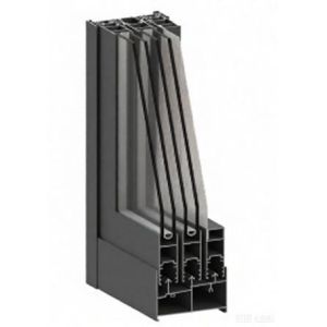 JZ136 Aluminium Powder Coated Sliding Windows White Black Grey