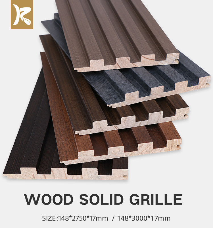 Customized Composite WPC Decorative Wall Panels Anti Corrosion