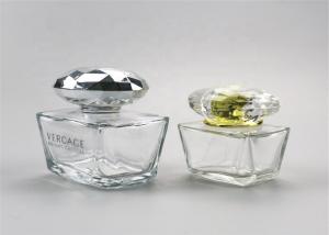 China Luxury 30ml 60ml Cosmetic Glass Bottles , Pump Empty Glass Perfume Spray Bottle factory