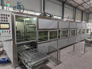 China Metal Components Spray Cleaning Machine Castings Ultrasonic Cleaning Line factory