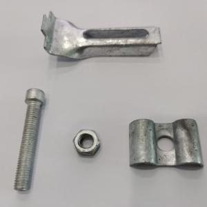 China Fixed High Durability Metal Fence Clips Silver 10cm Size Hot Dip Galvanizing factory