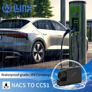 Wholesale Ev Charger Ccs Adapter Nacs to Ccs1 Dc Charging 250a Ccs Combo 1 Tesla
