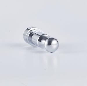 China Contemporary Robe Hooks Modern Bathroom Chrome Round Easy Install Brass Holder factory