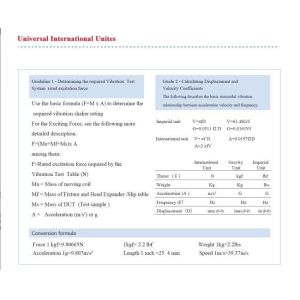 Basic Knowledge of Electro-dynamic Vibration Testing System