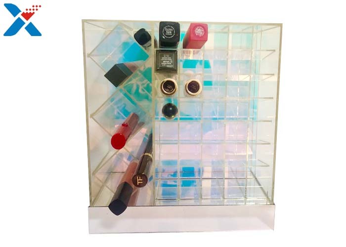 46 Holders Acrylic Cosmetic Box Mirror 7 Floors Organizer Storage Box