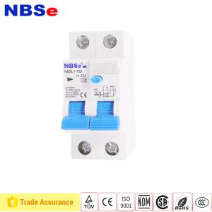 China CCC 2P 100A 30mA Type A Rcbo Switch Residual Current Circuit Breaker factory