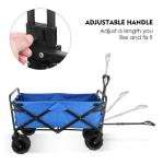 15LBS Weight Capacity 260KGS Collapsible Folding Beach Wagon for Outdoor