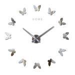 Romantic Butterfly Large Elegant Wall Clocks Decor Mirror Wall Stickers Modern