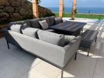 Mail packing Y AJUNION Luxury Outdoor Fabric Patio Furniture Dining Set with