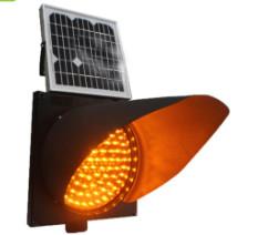 China IP65 Protect Level 12V Amber Traffic Control Signal For Crossroad factory