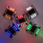 Solar Aluminium Road Stud Cat Eye 104*123*23mm Red Blue Yellow White Green LED