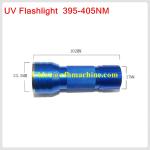 Black/Blue Color Aluminum 395NM Blacklight 21 LED Ultraviolet Flashlight Lamp